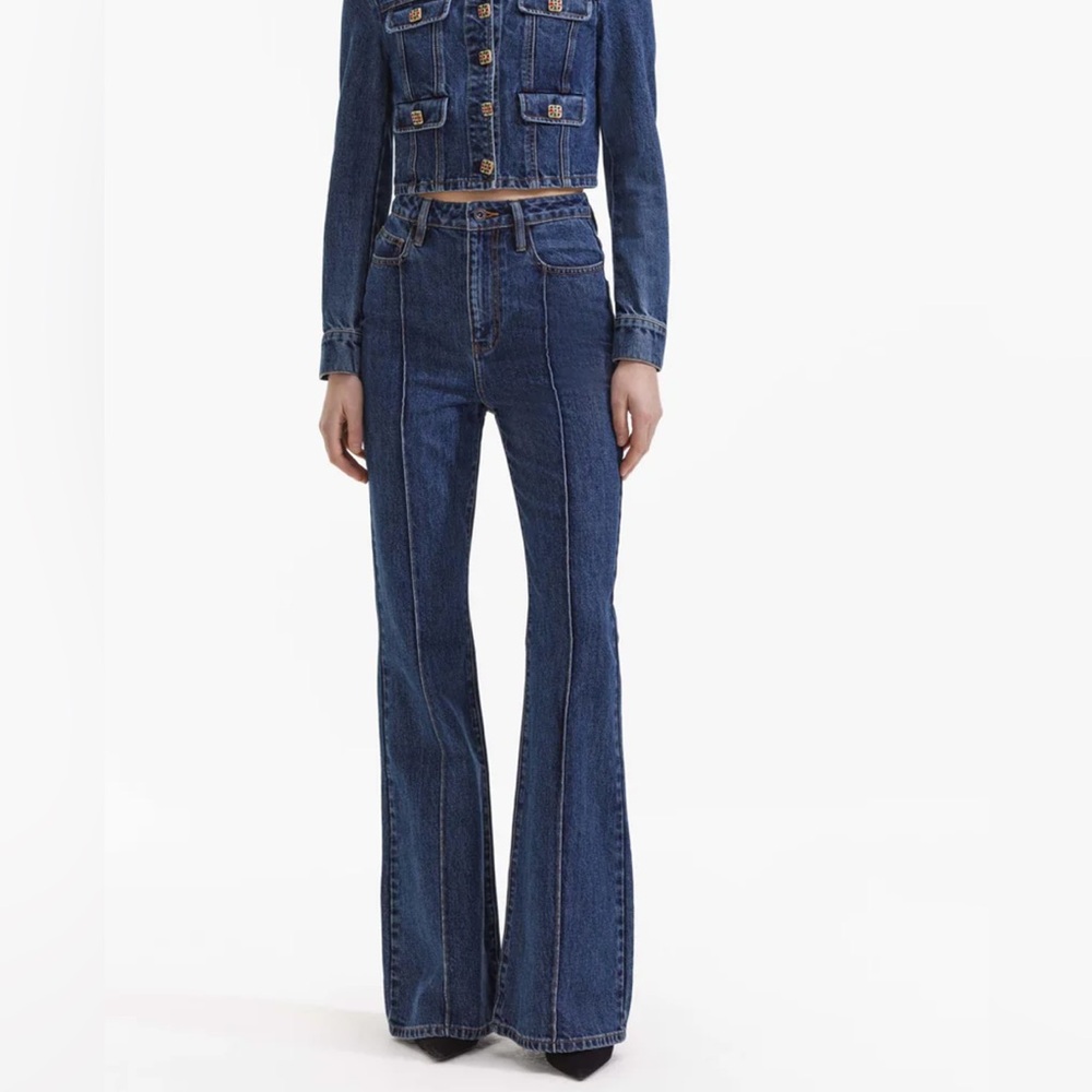 BLUE BOOTCUT DENIM JEANS
